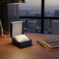 PU Leather Watch Box Luxury Design PU Leather Watch Case Wristwatch Display Box Soft Safeguarding Interior Long-Lasting for Men