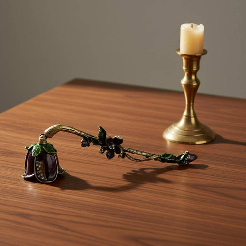 Candle Quencher Enamel Finish Dome Candle Quencher Wick Extinguishing Tool Prevents Smoke & Candle Material Spray