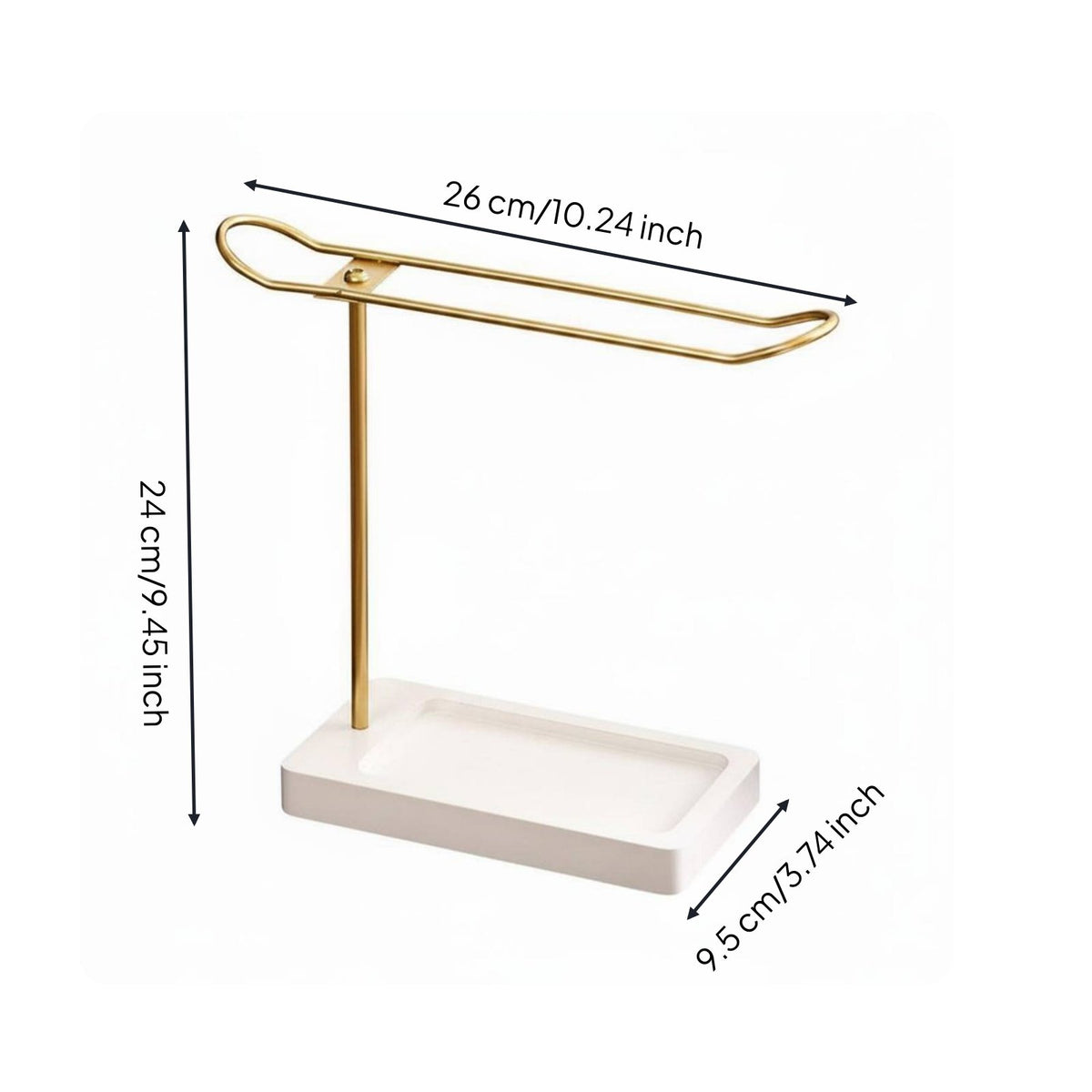 Jewelry Display Stand Multi-Functional Desktop Jewelry Rack Anti-Tangle