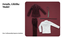 1/6 Scale Suit Set Lifelike Appearance 1/6 Scale Male Suit Authentic Design