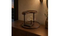 Three-Tier Desktop Storage Rack Compact Round Base Storage Rack Space Saving