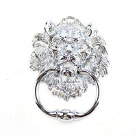 Lion Head Pull Loop Sculpted Lion Head Pull Handle Decorative