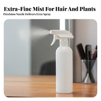 Fine Spray Bottle Leakproof Fine Spray Dispenser 500ml Plant Mister Resistant Refillable Plastic Dispenser Stable Base