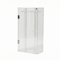Necklace Display Box Transparent Acrylic Necklace Box Compact Organizer