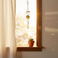 Spiral Crystal Wind Reflective Crystal Wind Decorative for Patio