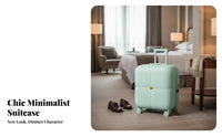Sturdy Hard Shell Trolley Case Large Capacity Hardshell Suitcase Stylish Design for Students, Vacationers, Vacation, Airport, Hotel