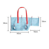 Zippered Pet Bathing Bag Multi Purpose Mesh Pet Bathing Bag Safe Handling