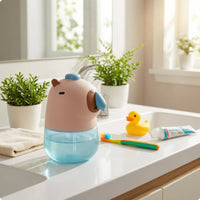 Automatic Foaming Soap Dispenser Transparent Reservoir Bathroom Accessory