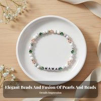 2 Pieces Mama Mini Bracelet Set New Mom Gift Mama and Mini Bracelet Set