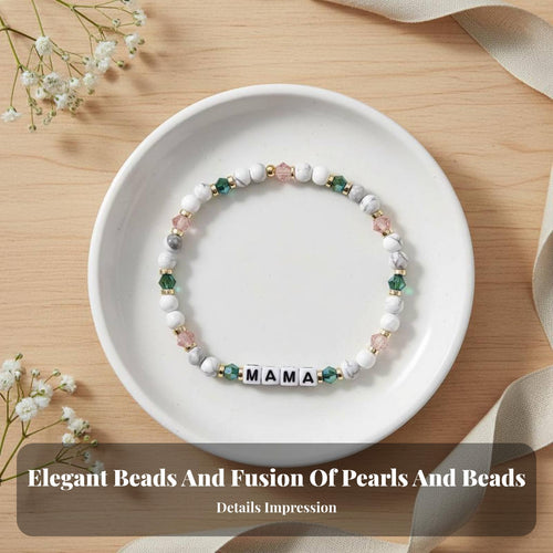 2 Pieces Mama Mini Bracelet Set New Mom Gift Mama and Mini Bracelet Set