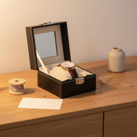 Single Watch Display Box Particle-Resistant Single Watch Box Soft Interior Lining Elegant Design