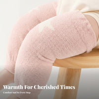 Soft & Comfortable Baby Crawling Knee Pads Stretchable Infant Thermal Knee Pads High Elasticity for Infants, Toddlers, Cold Weather, Bedtime