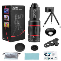 Phone Telephoto Lens Kit Black Mobile Accessory Portable