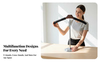Long-Lasting T-Shaped Clothing Stand Stable Base Adjustable Shirt Display Stand Easy Assembly for Boutique Owners, Trade Display