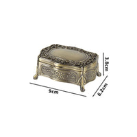 Jewelry Gift Box Luxury Look Vintage Jewelry Box Easy to Clean for Vanity