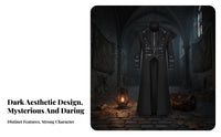 Medieval Assassin Cosplay Coat Soft Comfortable Material for Goth Enthusiasts