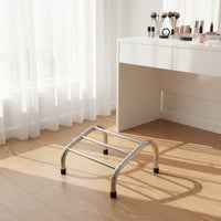 Salon Footrest Curved Stainless Steel Footrest Practical Salon Chair Foot Rest