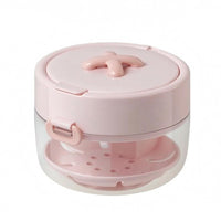 Oral Retainer Case Two-Color Retainer Cleaning Case with Mirror Item