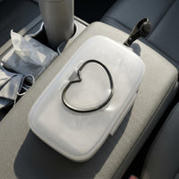 Wet Wipe Container Heart-Shaped Opening Travel Tissue Holder Side Pull Loop