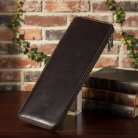 Travel Tie Case Portable Leather Tie Case Long-Lasting for Business Travelers