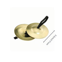 2 Pieces Belly Dance Cymbal Easy to Hold Zills Set Metal for Dancers