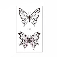 Luminescent Skin Decal Sticker, Midnight Flutterby, Waterproof, EDM, Nightclub