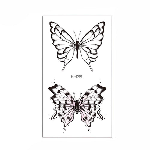 Luminescent Skin Decal Sticker, Midnight Flutterby, Waterproof, EDM, Nightclub