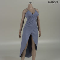 12-Inch Figure Wrap Dress 1/6 Scale Doll Dress Low Cut