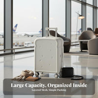 Bread pieceShaped Luggage Organized Interior Suitcase Built-in Combination Lock