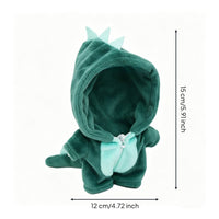 10cm Doll Outfit Fashionably Designed Soft Doll Jumpsuit Zipper Closure