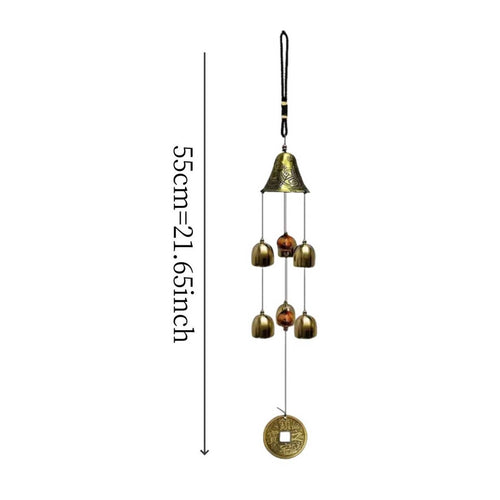 Dragon Wind Chime Gift Idea Brass Dragon Chime Good Luck for Balcony