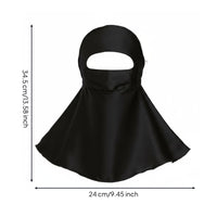 Full Face Sun Cover Skin-Friendly Silk Facial Cover Sunblock 50+ Apparel Accessory for Women