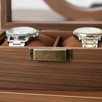 Wooden Watch Box Soft Pillow Accessory Storage Gift Idea for Collection