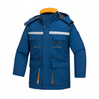 Insulated Winter Work Parka Anti-Static Cold Weather Work Coat Thickened for Men
