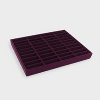 40 Compartment Jewelry Tray Easy to Reach Accessory Storage Stackable Design