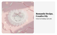 Korean Design 3D Flower Brooch Cute Design DIY Embroidery Embellishment Handmade for Seamstresses, Designers, Bag Customization