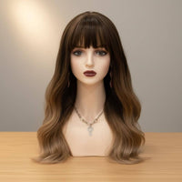 Hairpiece Display Head PVC Female Mannequin Head Eyelashes for Salon