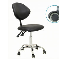 Adjustable Swivel Stool Stitched Workspace Furniture Stable Base