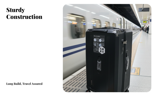 Checked Suitcase, Large Capacity, Casters, TSA Lock, Travel