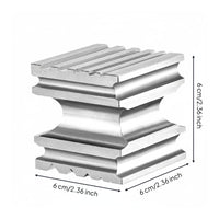 Six-Sided Channel Forming Block for Jewelry Workshop, Silversmiths, Jewelers