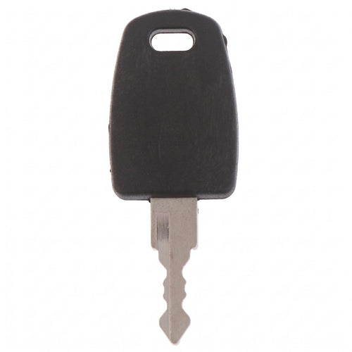 Plastic-Head Key Oval Slot Notched Key Ready to Cut