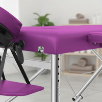 Portable Massage Bed Heavy Duty Portable Physical Salon Bed Padded Cushion Health Equipment for Estheticians
