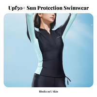 UPF 50+ Long Sleeve Quick-Dry Rash Guard for Surfing