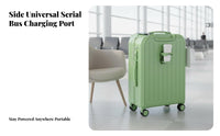 Trolley Suitcase USB Charging Port Suitcase Lightweight for Vacationers