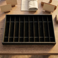 10-Compartment Watch Tray Rectangular Watch Display Tray Long-Lasting