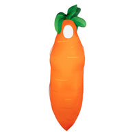 Carrot Outfit Vegetable Costume Tapered Shape Comfortable Oversized Comical Leafy Top Detail Slip on Design Suitable for Halloween Events Dress Up