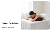 Milk Silk Material U-Shaped Face Cradle Anti-Slip U-Shaped Face Cushion Removable and Washable for Estheticians, Spa