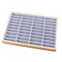 Bracelet Display Tray 40-Slot Jewelry Display Tray Textile-Lined-Lined