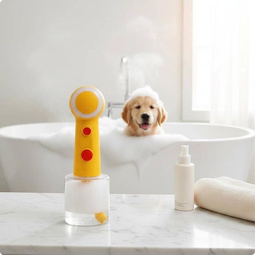 Dog Shampoo Foaming Machine Easy to Use Rechargeable Soap Foamer Single-Button