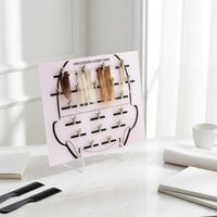 Acrylic Hair Extension Board Easy to Organize Hairpiece Display Holder Tangle